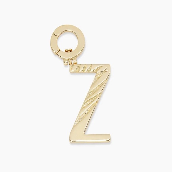 Gorjana Parker 18K Gold Plated Charm Initial Z - Picture 4 of 9